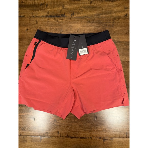 Ten Thousand Other - Ten Thousand Mens 5" Interval Short Lined Great Rose Red Training Med NWT